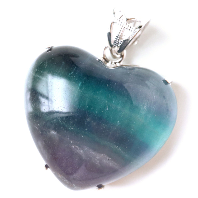 【ハート型オルゴナイト】フローライト ハート型オルゴナイト】フローライト