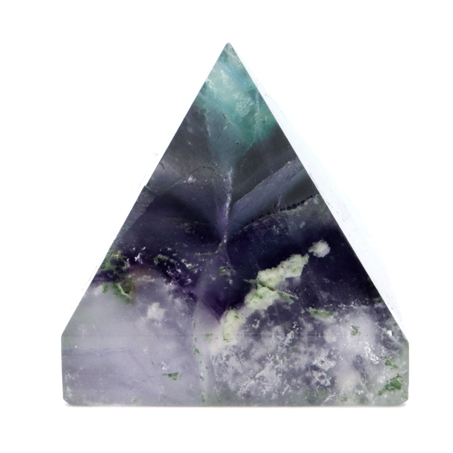 エンジェルフェザー フローライト ピラミッド 天然石 蛍石 ミニサイズ 1点もの パワーストーン fluorite