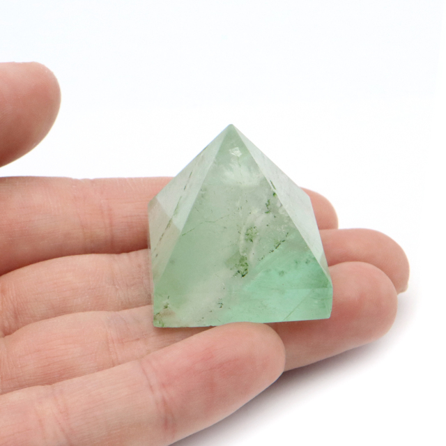 エンジェルフェザー フローライト ピラミッド 天然石 蛍石 ミニサイズ 1点もの パワーストーン fluorite
