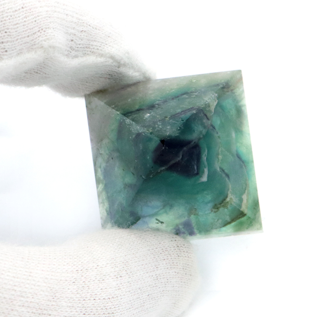 エンジェルフェザー フローライト ピラミッド 天然石 蛍石 ミニサイズ 1点もの パワーストーン fluorite