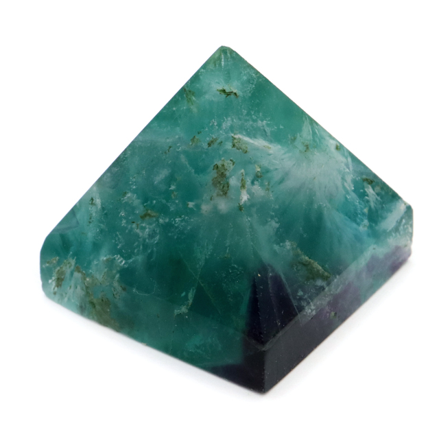 エンジェルフェザー フローライト ピラミッド 天然石 蛍石 ミニサイズ 1点もの パワーストーン fluorite