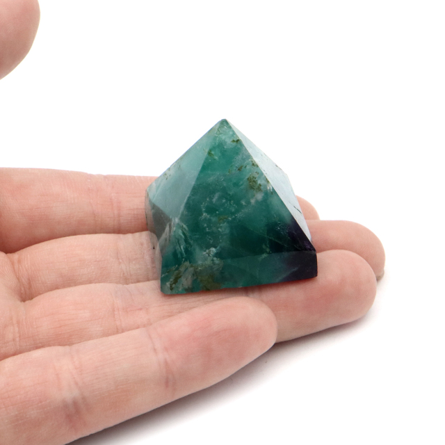 エンジェルフェザー フローライト ピラミッド 天然石 蛍石 ミニサイズ 1点もの パワーストーン fluorite