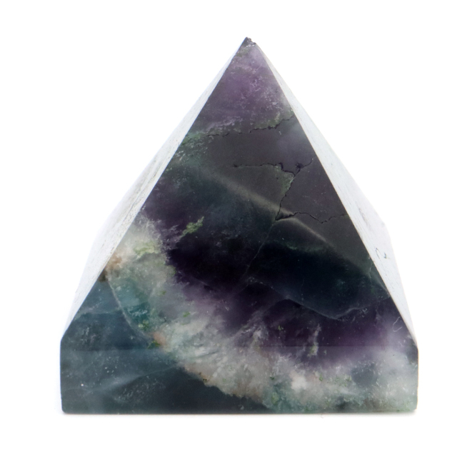 エンジェルフェザー フローライト ピラミッド 天然石 蛍石 ミニサイズ 1点もの パワーストーン fluorite