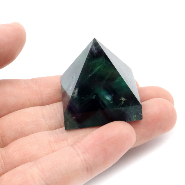 エンジェルフェザー フローライト ピラミッド 天然石 蛍石 ミニサイズ 1点もの パワーストーン fluorite