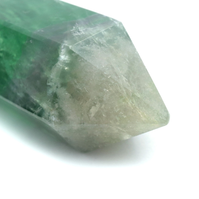 レインボー フローライト 六角柱 Lサイズ ポイント マルチカラー 天然石 置き物 蛍石 Rainbow Fluorite