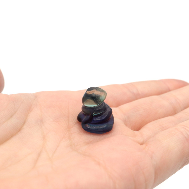 天然石　ドリームフローライト　蛇　コブラ　カービング　BIGサイズ 天然石 ドリームフローライト 蛇 コブラ カービング BIGサイズ