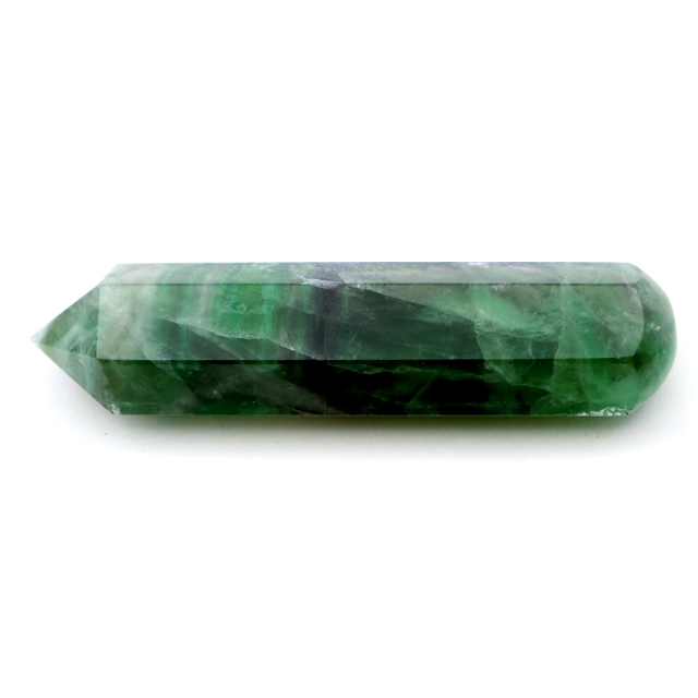 ヒーリング ワンド レインボー フローライト 蛍石 マッサージ ポイント天然石 パワーストーン スピリチュアル Fluorite 浄化 1本