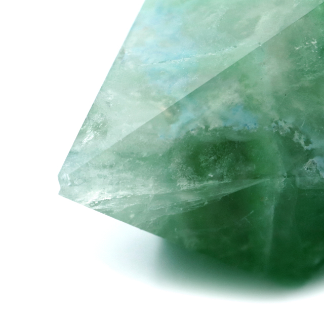 ヒーリング ワンド レインボー フローライト 蛍石 マッサージ ポイント天然石 パワーストーン スピリチュアル Fluorite 浄化 1本
