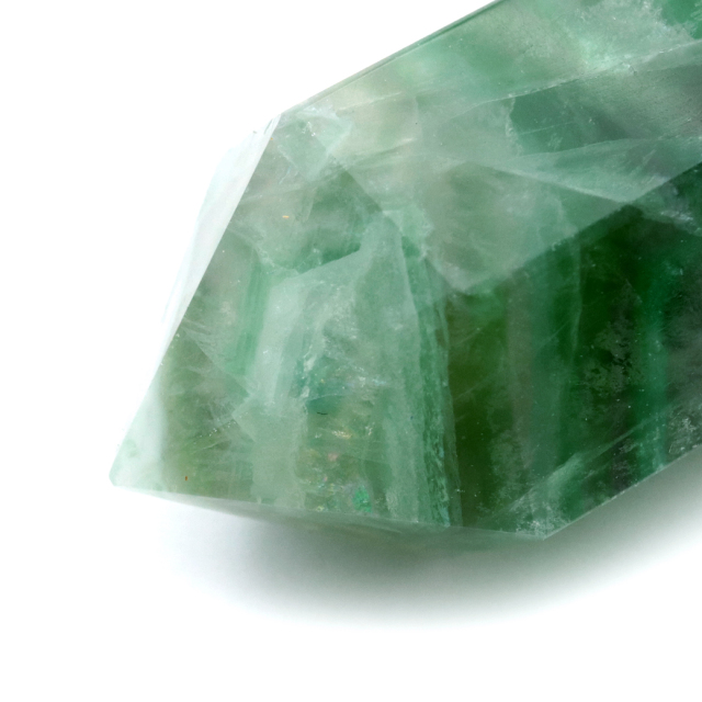 ヒーリング ワンド レインボー フローライト 蛍石 マッサージ ポイント天然石 パワーストーン スピリチュアル Fluorite 浄化 1本