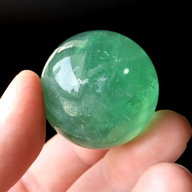 グリーン フローライト AAA 丸玉 直径 スフィア 台座 蛍石 天然石 1点もの パワーストーン Fluorite