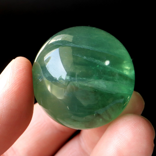 グリーン フローライト AAA 丸玉 直径 スフィア 台座 蛍石 天然石 1点もの パワーストーン Fluorite