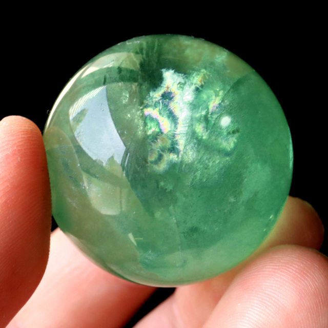 グリーン フローライト AAA 丸玉 直径 スフィア 台座 蛍石 天然石 1点もの パワーストーン Fluorite