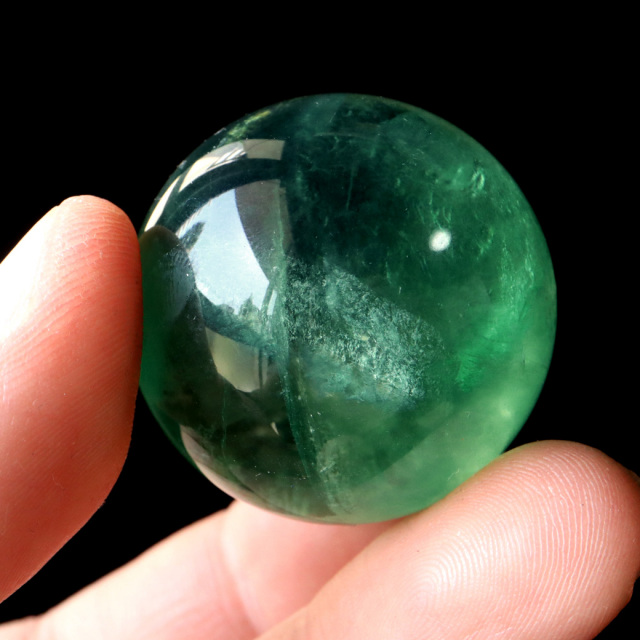 グリーン フローライト AAA 丸玉 直径 スフィア 台座 蛍石 天然石 1点もの パワーストーン Fluorite