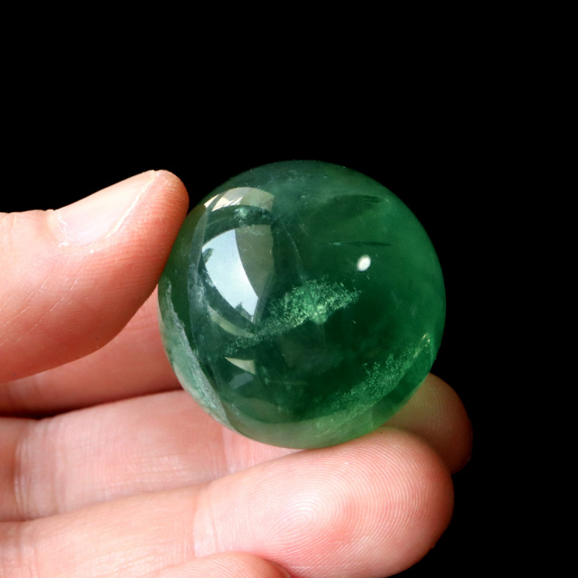 グリーン フローライト AAA 丸玉 直径 スフィア 台座 蛍石 天然石 1点もの パワーストーン Fluorite