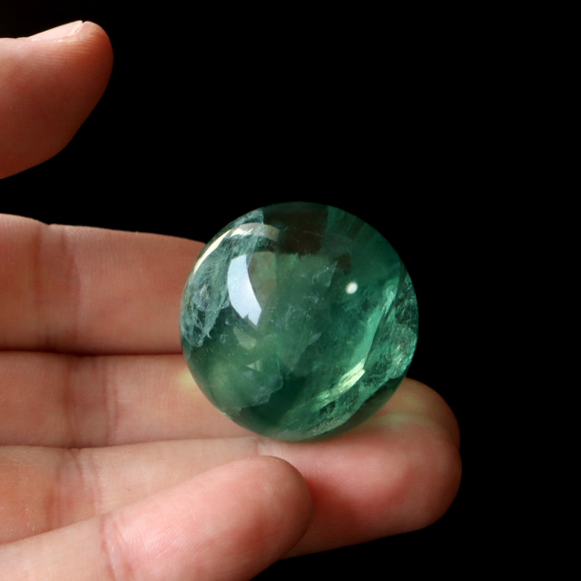グリーン フローライト AAA 丸玉 直径 スフィア 台座 蛍石 天然石 1点もの パワーストーン Fluorite