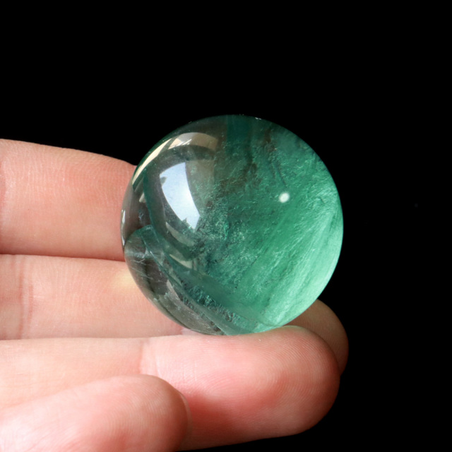 グリーン フローライト AAA 丸玉 直径 スフィア 台座 蛍石 天然石 1点もの パワーストーン Fluorite
