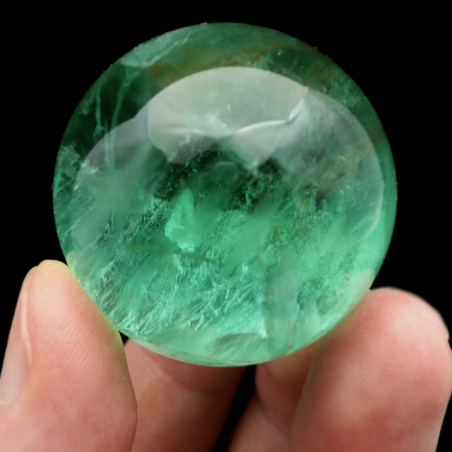 グリーン フローライト AAA 丸玉 直径 約39.3mm スフィア 台座 蛍石  