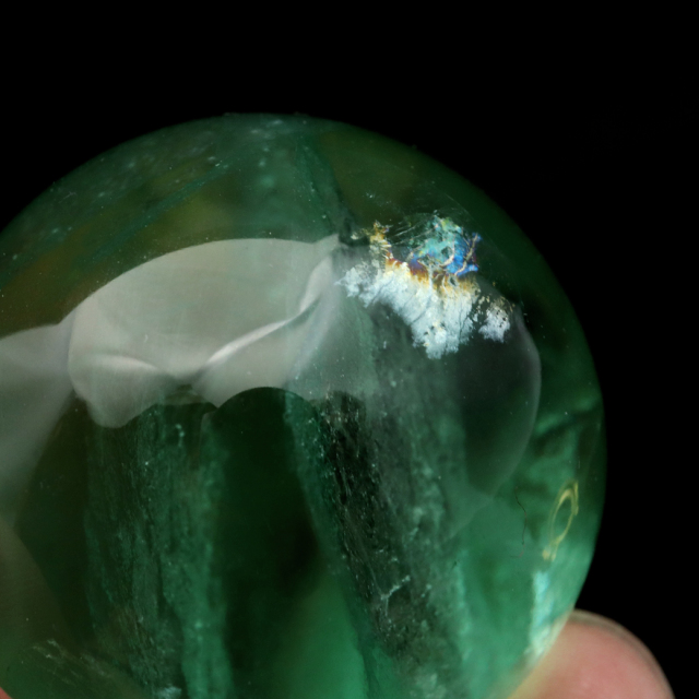 グリーン フローライト AAA 丸玉 直径 スフィア 台座 蛍石 天然石 1点もの パワーストーン Fluorite