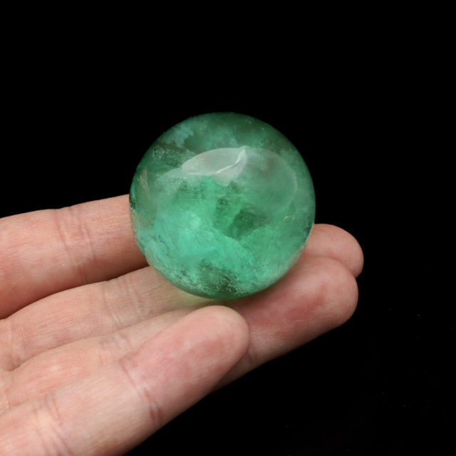 グリーン フローライト AAA 丸玉 直径 スフィア 台座 蛍石 天然石 1点もの パワーストーン Fluorite