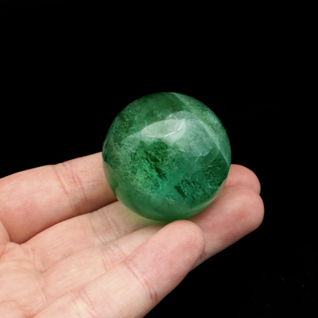 グリーン フローライト AAA 丸玉 直径 スフィア 台座 蛍石 天然石 1点もの パワーストーン Fluorite