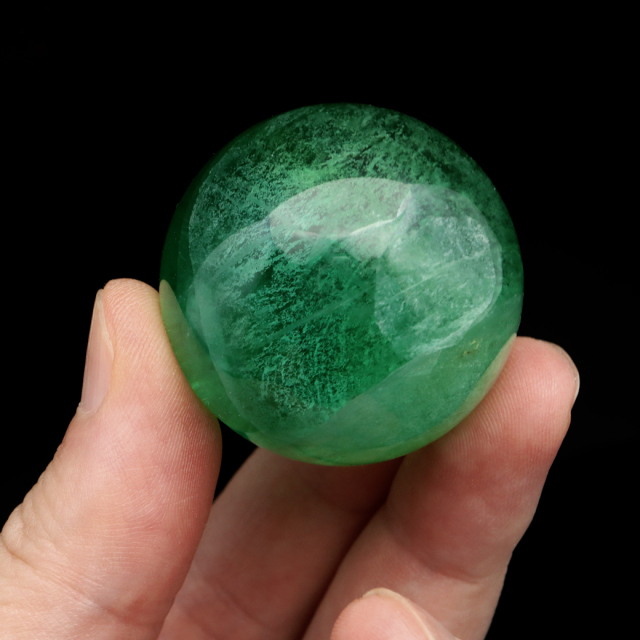 グリーン フローライト AAA 丸玉 直径 スフィア 台座 蛍石 天然石 1点もの パワーストーン Fluorite