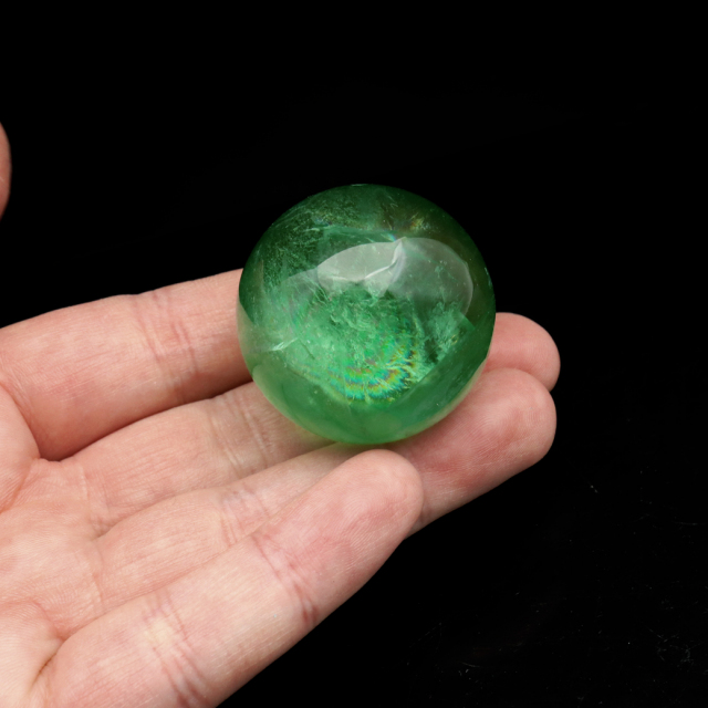 グリーン フローライト AAA 丸玉 直径 スフィア 台座 蛍石 天然石 1点もの パワーストーン Fluorite