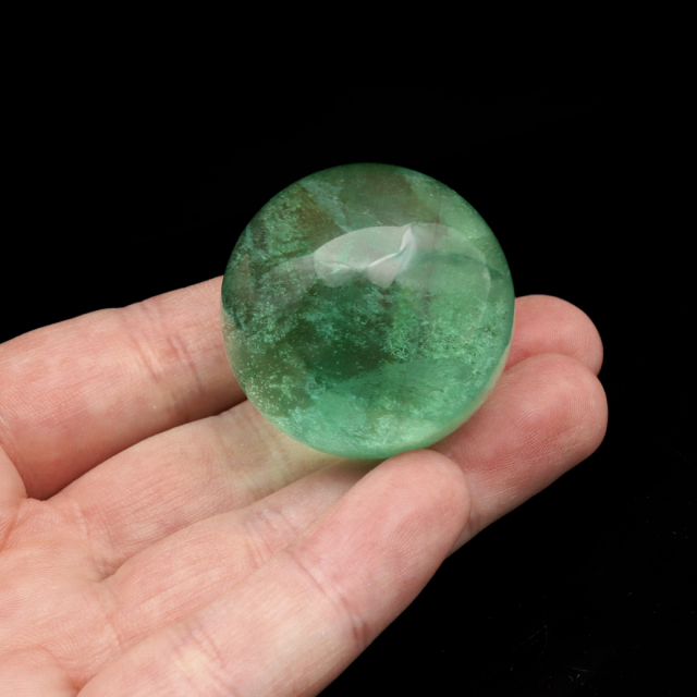 グリーン フローライト AAA 丸玉 直径 スフィア 台座 蛍石 天然石 1点もの パワーストーン Fluorite