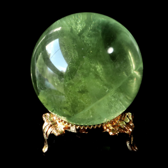 グリーン フローライト AAAAA 丸玉 直径 約43mm 透き通る透明感