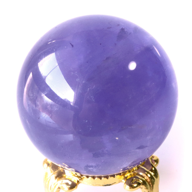 パープル フローライト AAAAA 丸玉 透明感あり スフィア 台座 蛍石 天然石 1点もの パワーストーン Fluorite