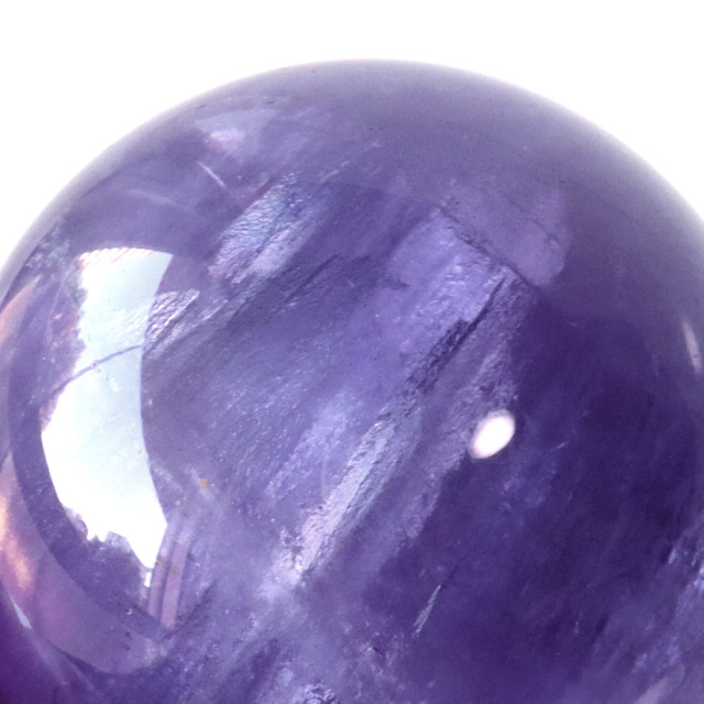 パープル フローライト AAAAA 丸玉 透明感あり スフィア 台座 蛍石 天然石 1点もの パワーストーン Fluorite