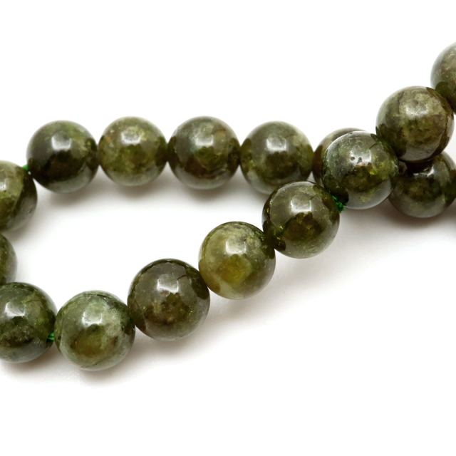 グリーン ガーネット ブレスレット 7mm 1点もの 天然石 1月 誕生石 柘榴石