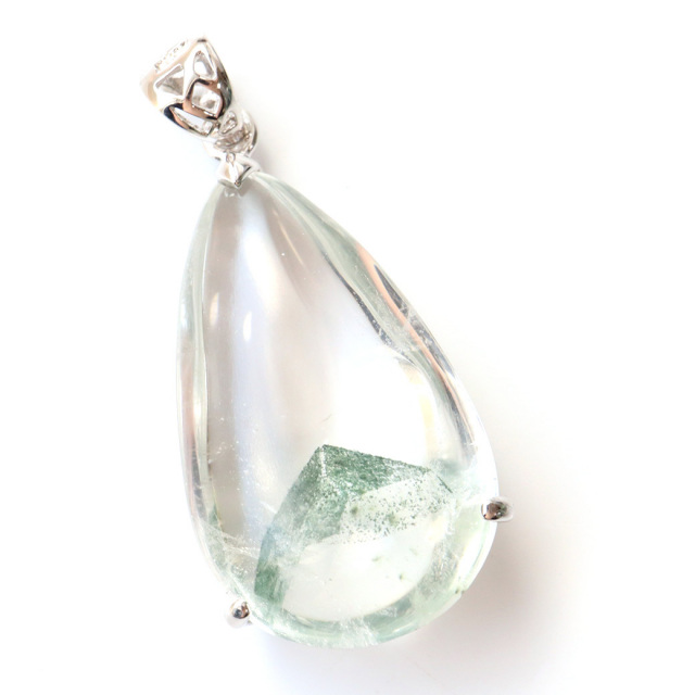 グリーンファントム クォーツ ペンダント Silver925 天然石 パワーストーン