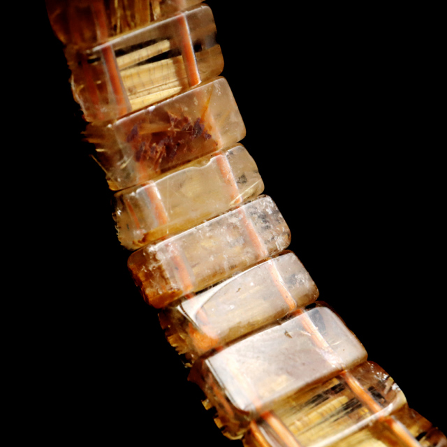 タイチン ルチルクォーツ AAAAA 1点物 バングル ブレスレット 金針 水晶 天然石 パワーストーン ゴールド 金運 仕事運 