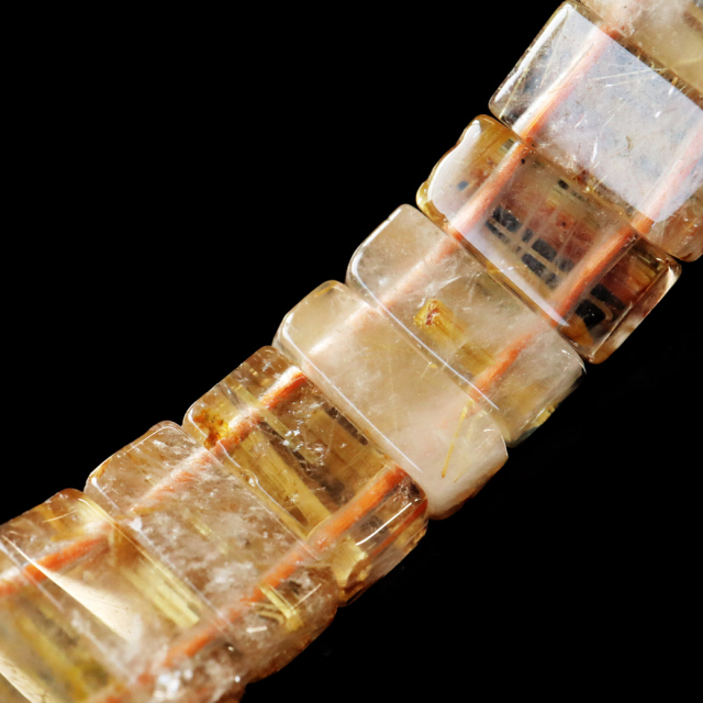 タイチン ルチルクォーツ AAAAA 1点物 バングル ブレスレット 金針 水晶 天然石 パワーストーン ゴールド 金運 仕事運 