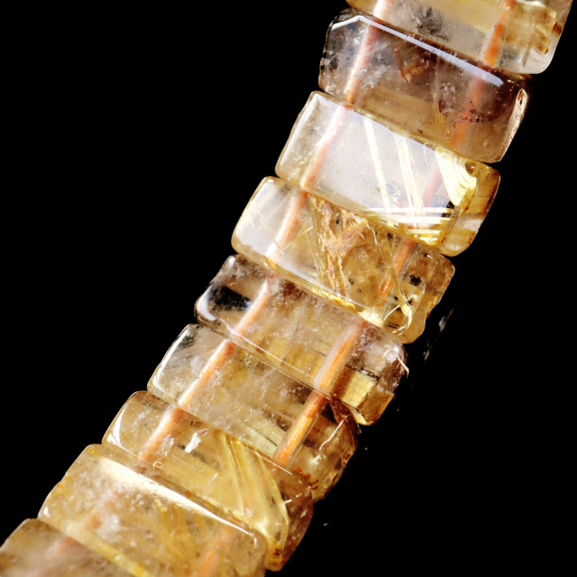 タイチン ルチルクォーツ AAAAA 1点物 バングル ブレスレット 金針 水晶 天然石 パワーストーン ゴールド 金運 仕事運 