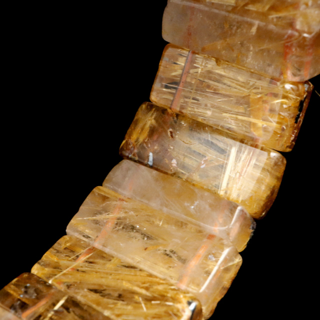 タイチン ルチルクォーツ AAAAA 1点物 バングル ブレスレット 金針 水晶 天然石 パワーストーン ゴールド 金運 仕事運 