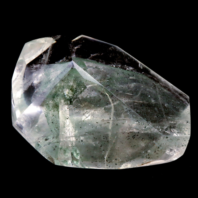 ガーデンクォーツ 原石 ブラジル産 527g 1点物 幻影 グリーン ファントム 浄化 庭園水晶 置物 置き物 天然石 パワーストーン