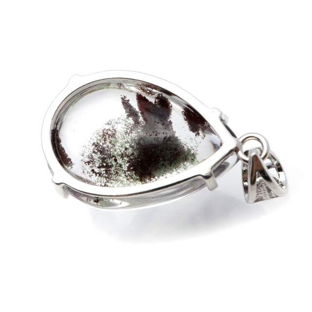 ガーデンクォーツ ペンダント 庭園 水晶 天然石 パワーストーン ネックレス 1点物 Silver925 自然の芸術