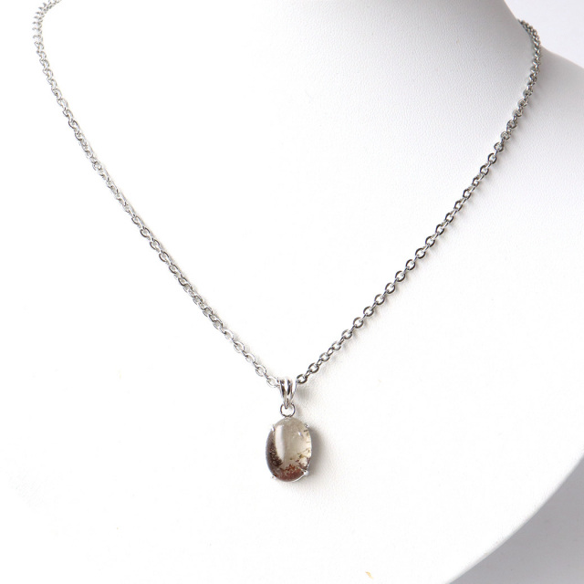 ガーデンクォーツ 庭園 水晶 ペンダント 1点物 Silver925 自然の芸術