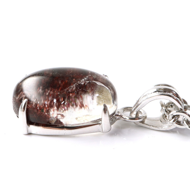 ガーデンクォーツ 庭園 水晶 ペンダント 1点物 Silver925 自然の芸術