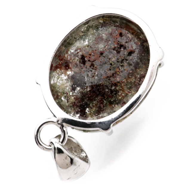 ガーデンクォーツ ペンダント 庭園 水晶 天然石 ネックレス 1点物 Silver925 自然の芸術