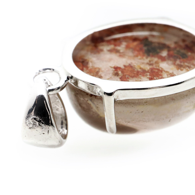 ガーデンクォーツ ペンダント 庭園 水晶 天然石 ネックレス 1点物 Silver925 自然の芸術