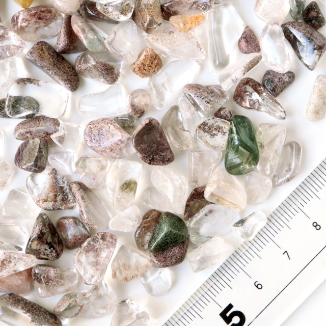 ガーデンクォーツ 庭園水晶 さざれ 100g 天然石 パワーストーン