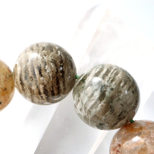 千層 ガーデンクォーツ ブレスレット 17mm 1点もの 大玉