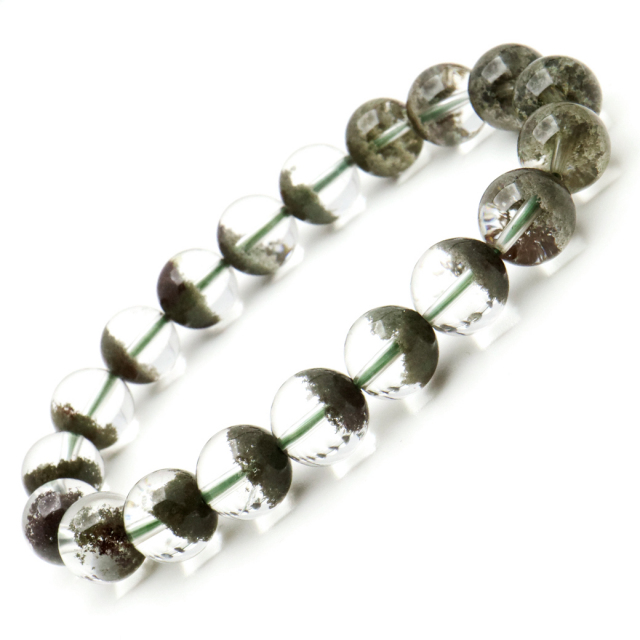 106【クリア】【高品質美品】四季ガーデンクォーツブレスレット （特価  