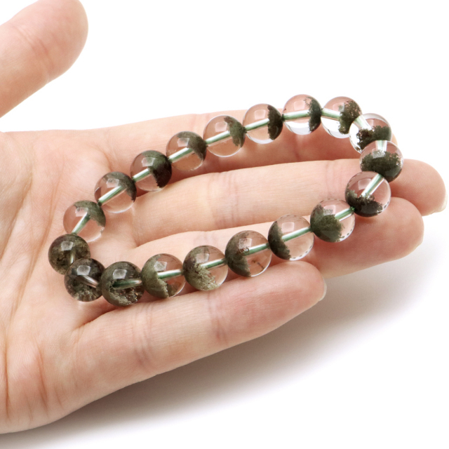 特引き！天然石ブレスレット スーパーセブン グリーンファントムガーデンクォーツ 特引き！天然石ブレスレット スーパーセブン グリーンファントム