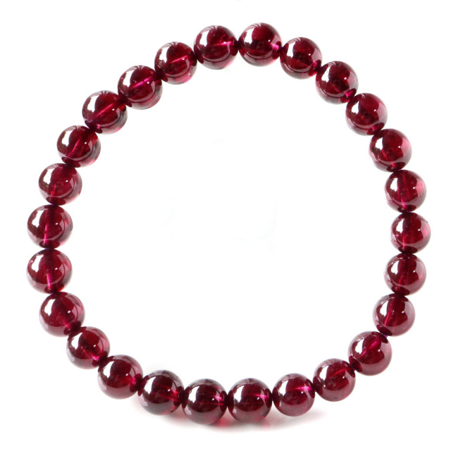 ロードライト ガーネット ブレスレット AAA スリランカ産 柘榴石 1月 誕生石 天然石 パワーストーン garnet 