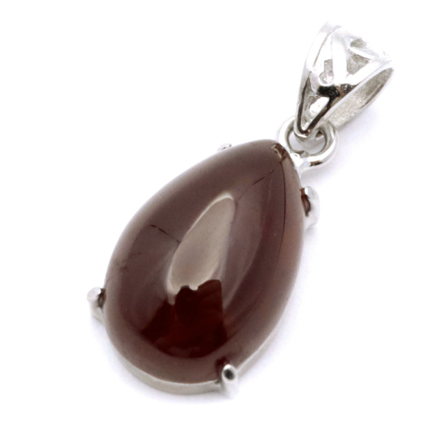 ガーネット ネックレス オレンジ 天然石 ペンダント Silver925 柘榴石 パワーストーン 1月 誕生石 garnet