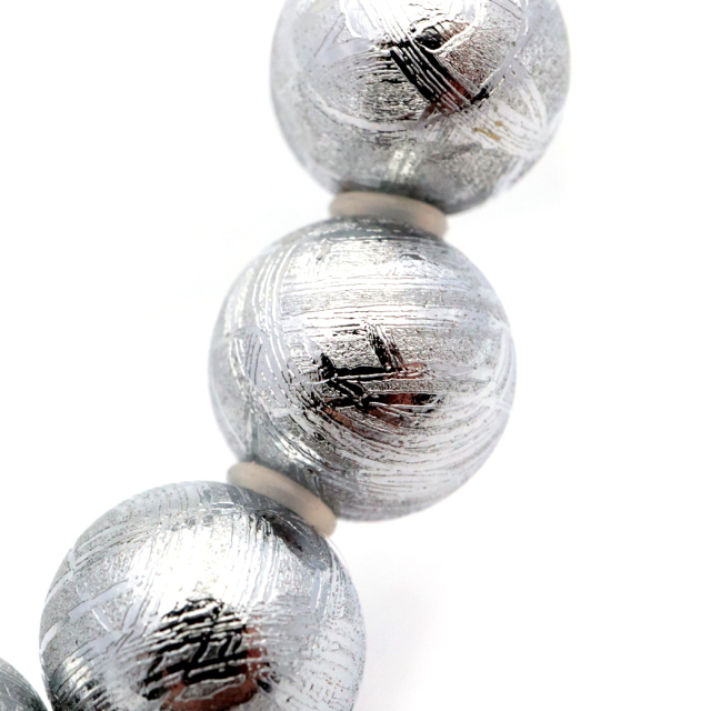 鉄隕石 パワーストーン ギベオン 鉄隕石 メテオライト ブレスレット 11mm 鑑別書付き 宇宙から