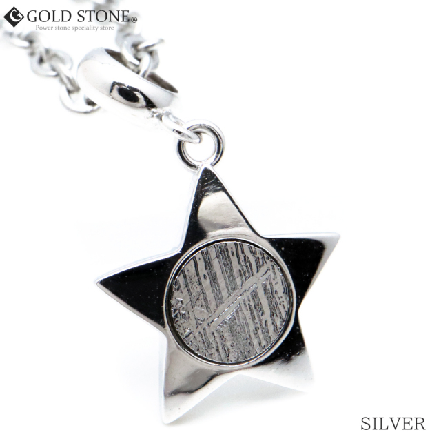 ギベオン 隕石 ペンダント ナミビア産 スター 星形 Silver925